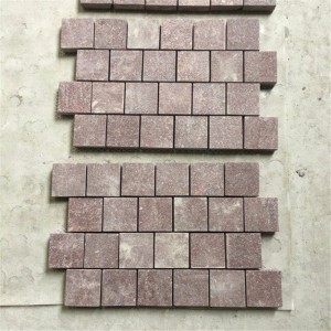 Porphyry Red Flamed Paving Stone